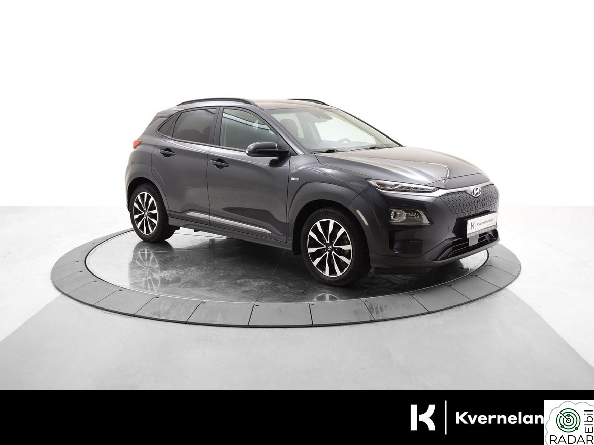 HYUNDAI Kona 204 HK/484 km rekkevidde/Skinn/Ryggekamera