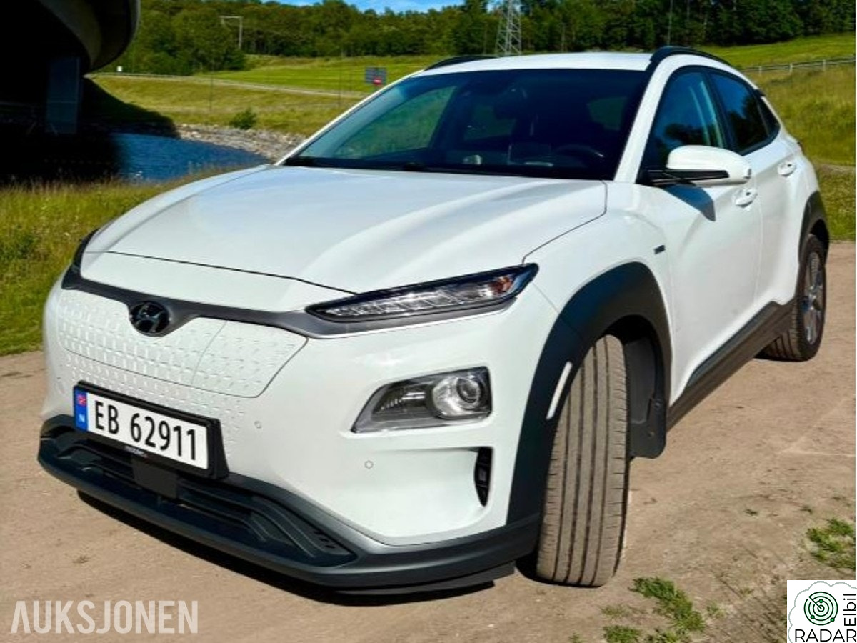 HYUNDAI Kona 64kWh HUD, Krell, Skinn, varmepumpe, ryggekamera