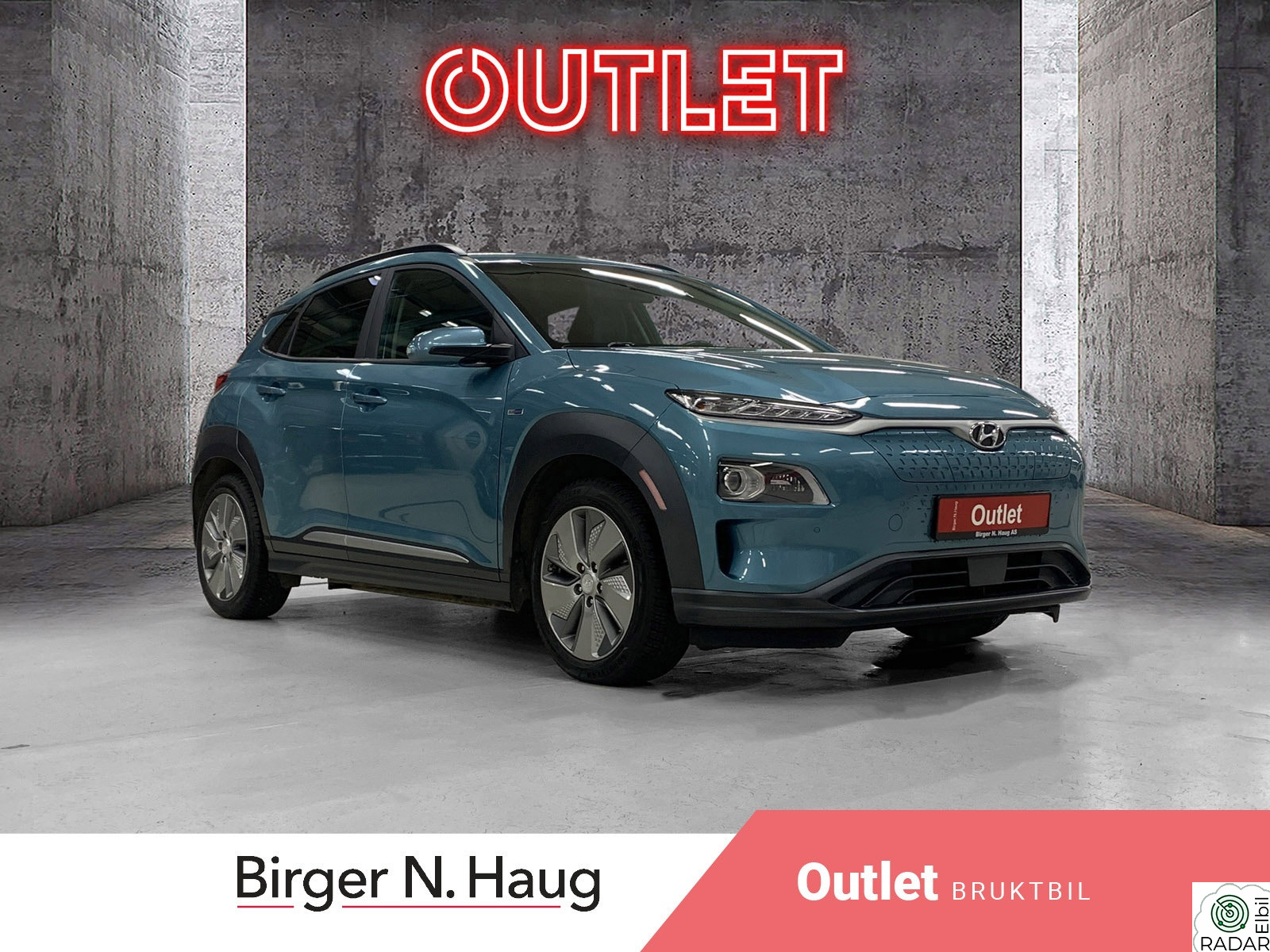 HYUNDAI Kona Premium OUTLET/KROK/VARMEPUMPE/SKINN/APP/HURTIGLADER+++