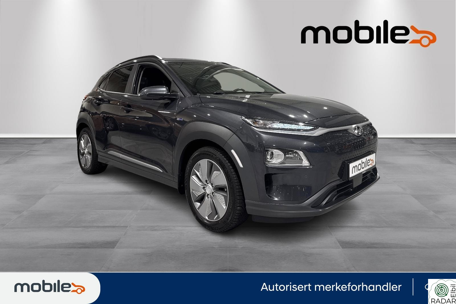 HYUNDAI Kona Premium Long Range, 484 km, med h feste...Krell, Hud.