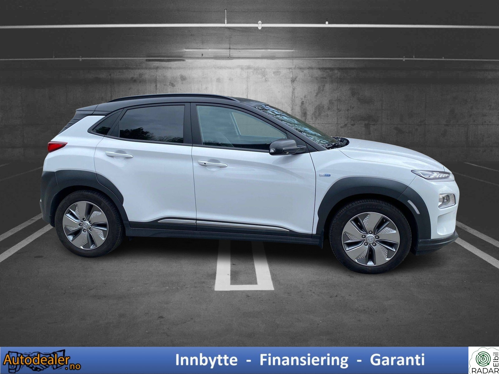HYUNDAI Kona 64 kw/lengste rekkevidde/Premium/hengerfeste/en eier