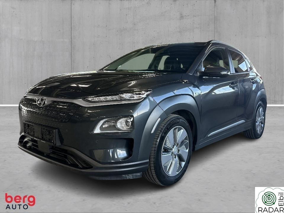 HYUNDAI Kona 64kWh Long Range Premium, Kamera, Navi, Skinn, HUD++