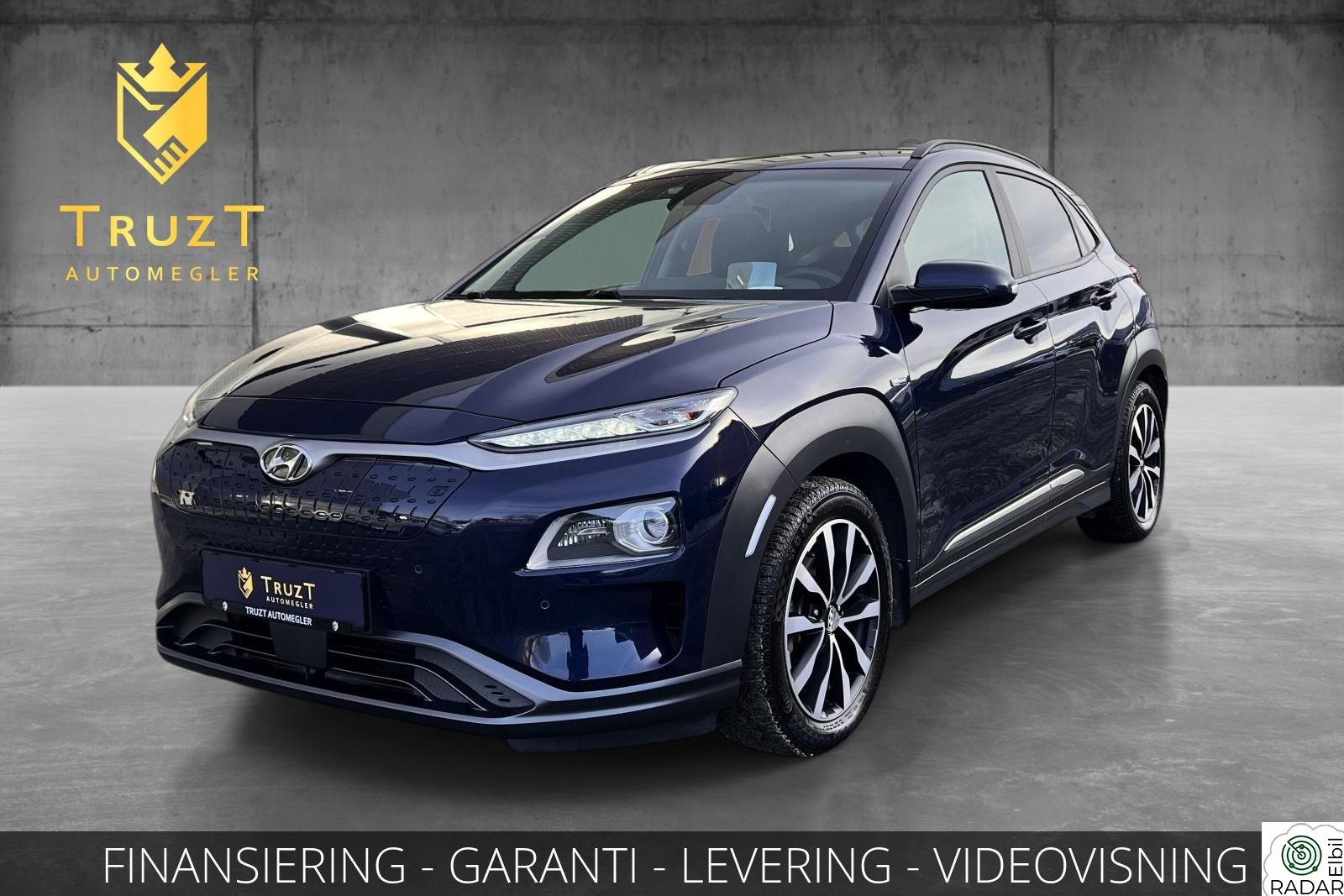 HYUNDAI Kona Long Range 484km / 64 kWh / HUD / KRELL / NAVI / R.KAM+