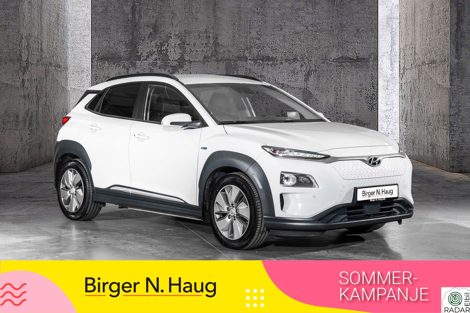 HYUNDAI Kona Premium RÅFLOTT! / SOMMER-KAMPANJE / SKINN  ++