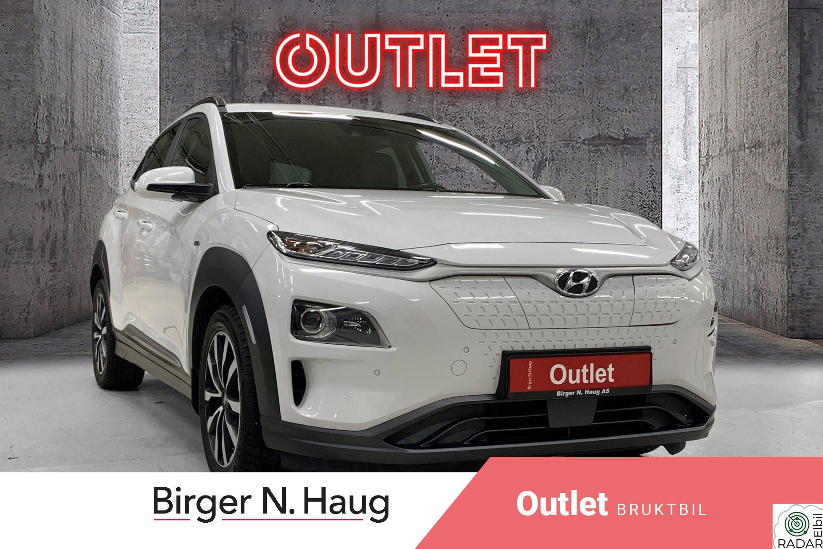 HYUNDAI Kona Premium OUTLET/VARMEPUMPE/APPSTYRING/SKINN/TAKLUKE/CCS+