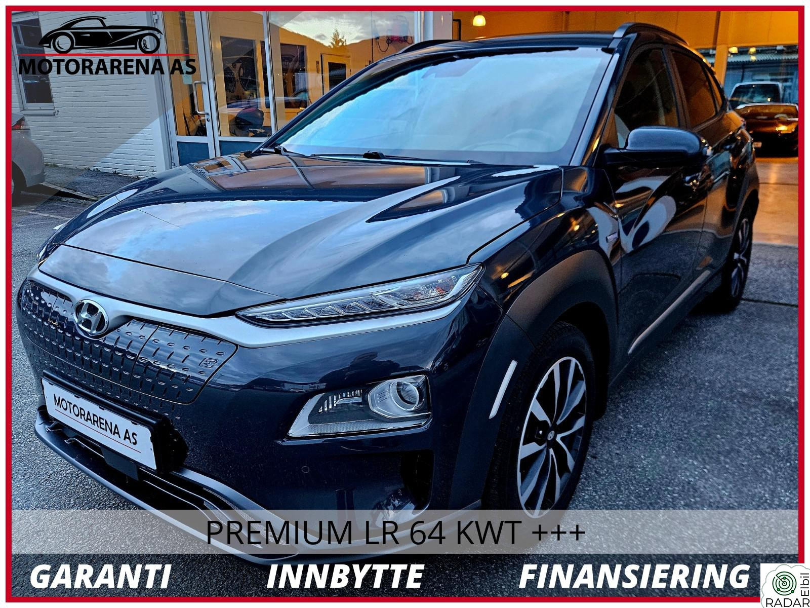 HYUNDAI Kona 484 REKEVIDDE/LAV KM/R-KAMERA/FULL SKINN/GARANTI/+++