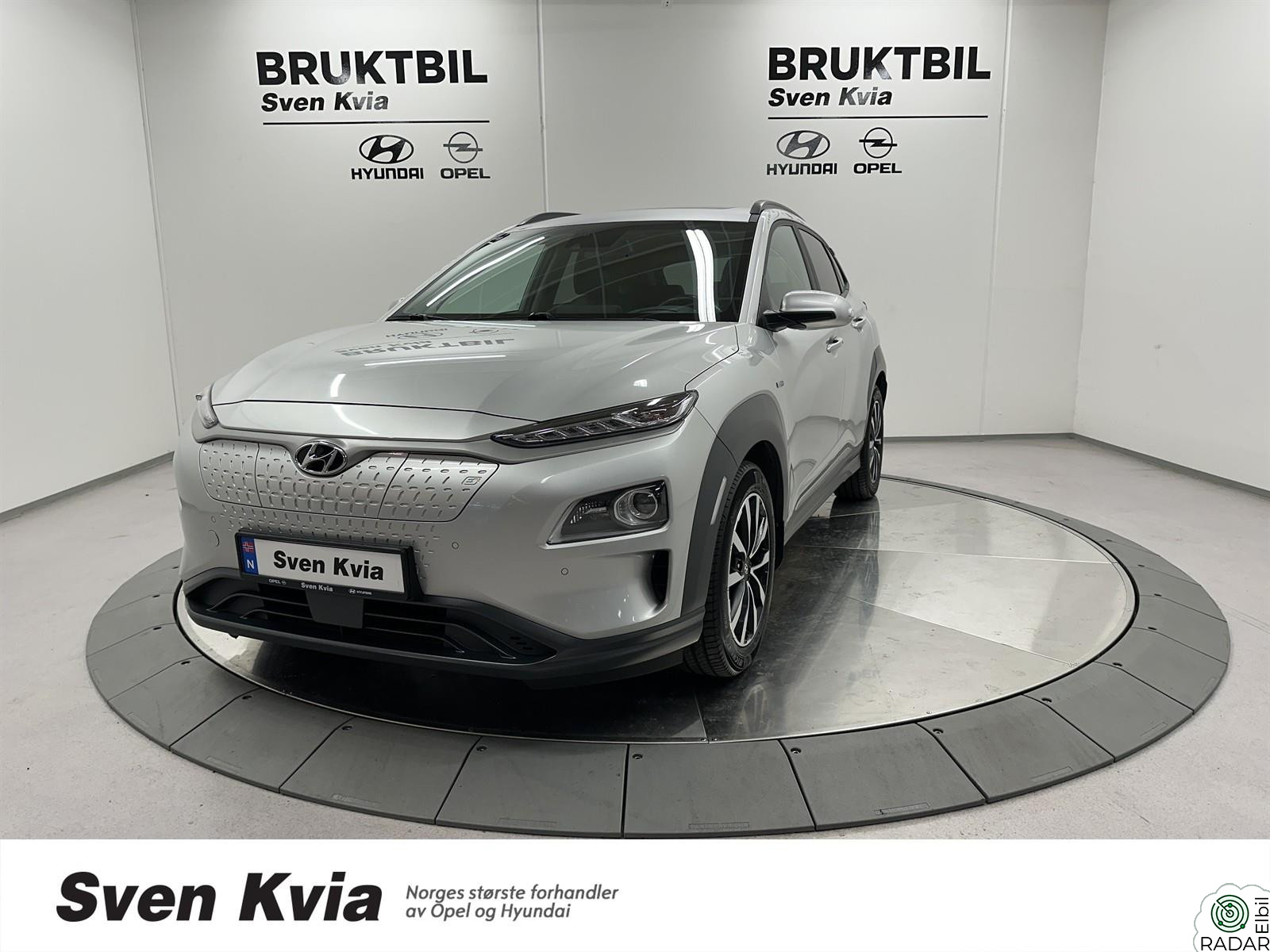 HYUNDAI Kona NORSK PREMIUM 64KWH. REGG 30.04.2021. SKINN, ACC.