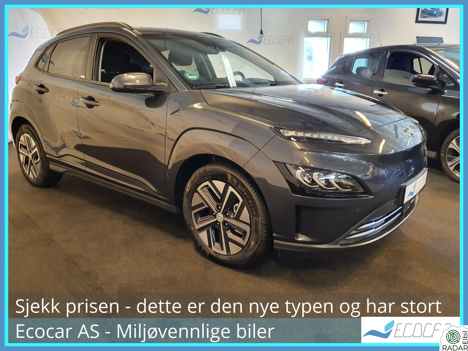 HYUNDAI Kona 64kWh/Premium/HeadUP/ACC/Fullskinn/Krell/Varmepumpe/App