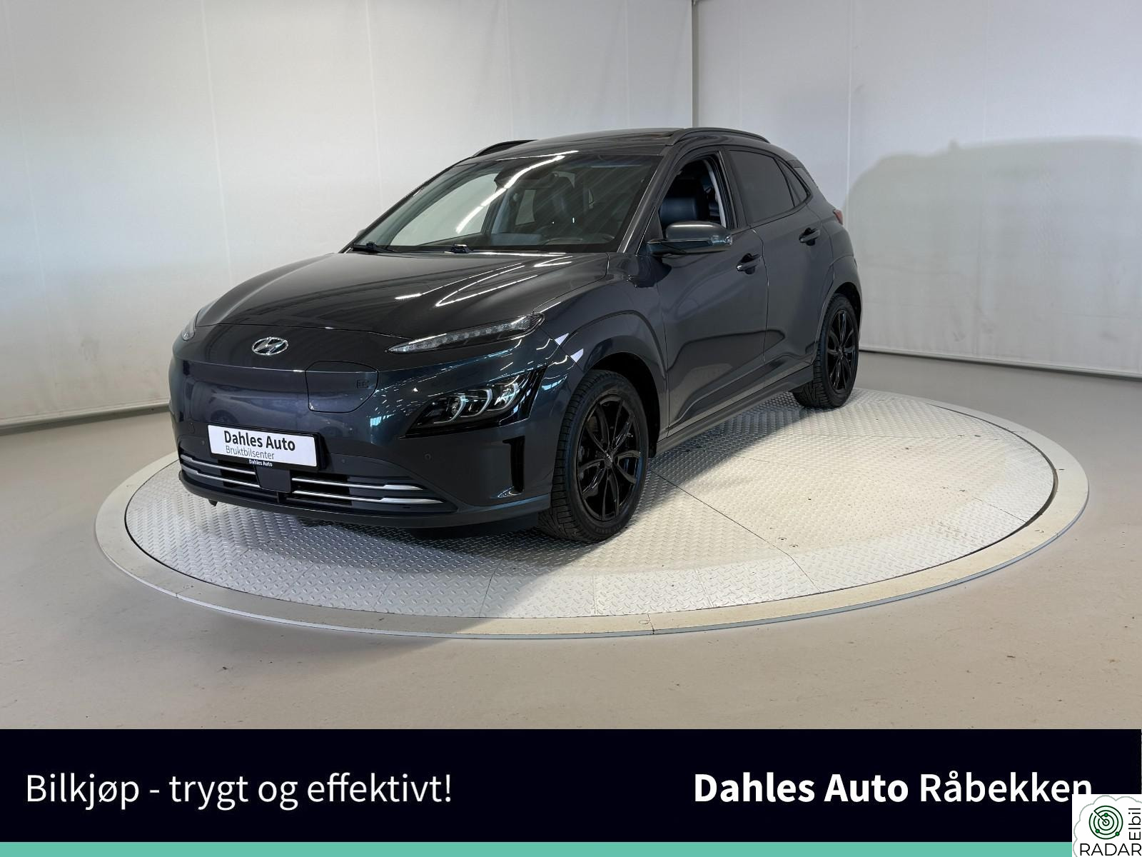 HYUNDAI Kona 64kwh Premium LR Skinn/El.sete/R.kam/HUD/Soltak/Led lys