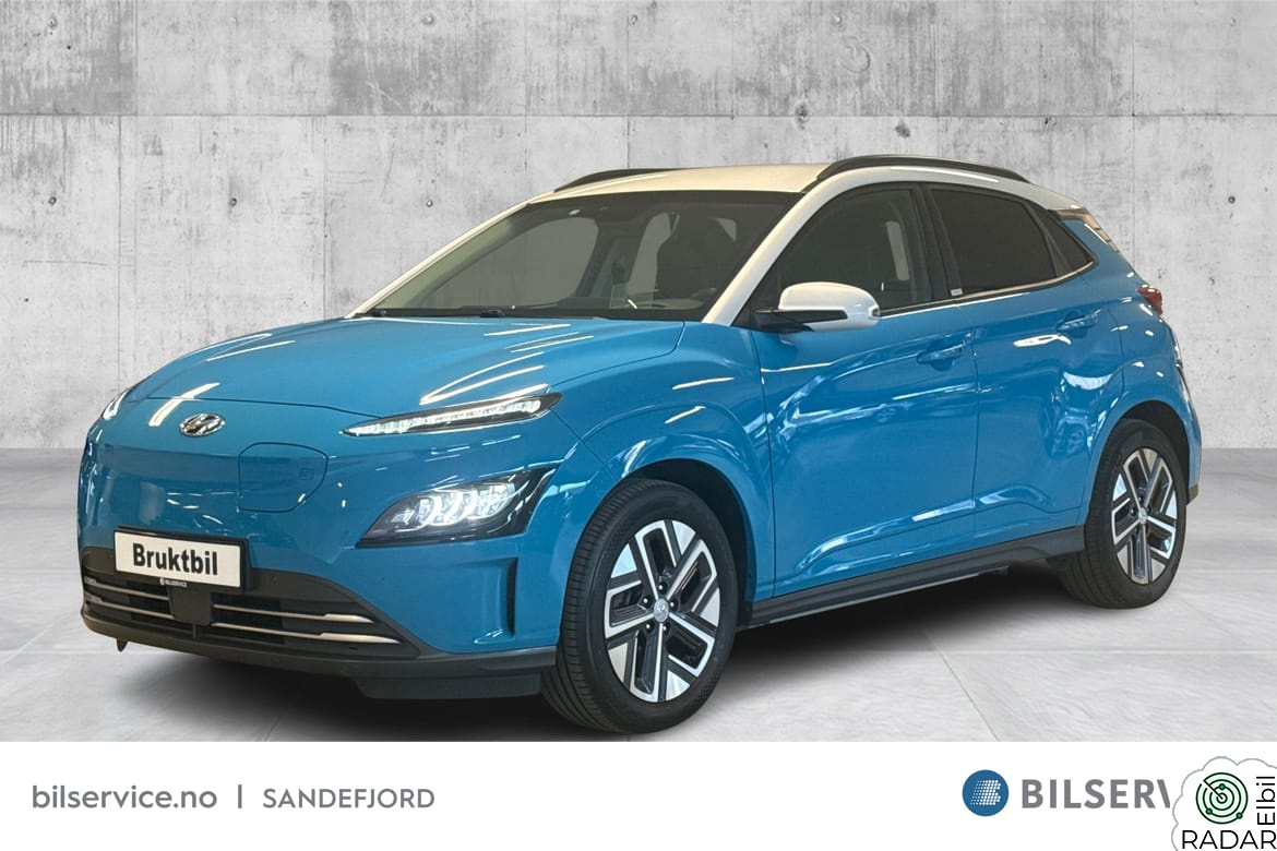 HYUNDAI Kona Long Range / Skinn / Ventilerte seter / ACC / CarPlay