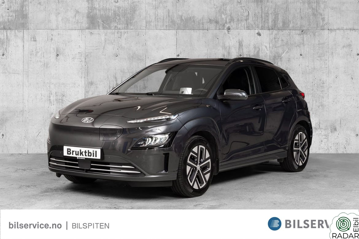 HYUNDAI Kona Premium Long Range/Hengerfeste/Skinn/App/Kamera++