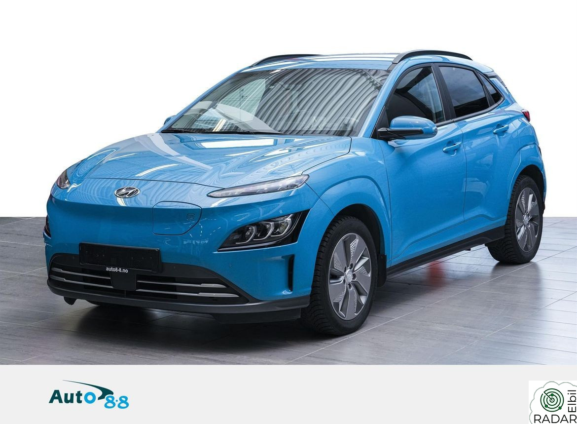 HYUNDAI Kona Premium m/skinn, LR, Ryggekamera, Cruise, Navi,++