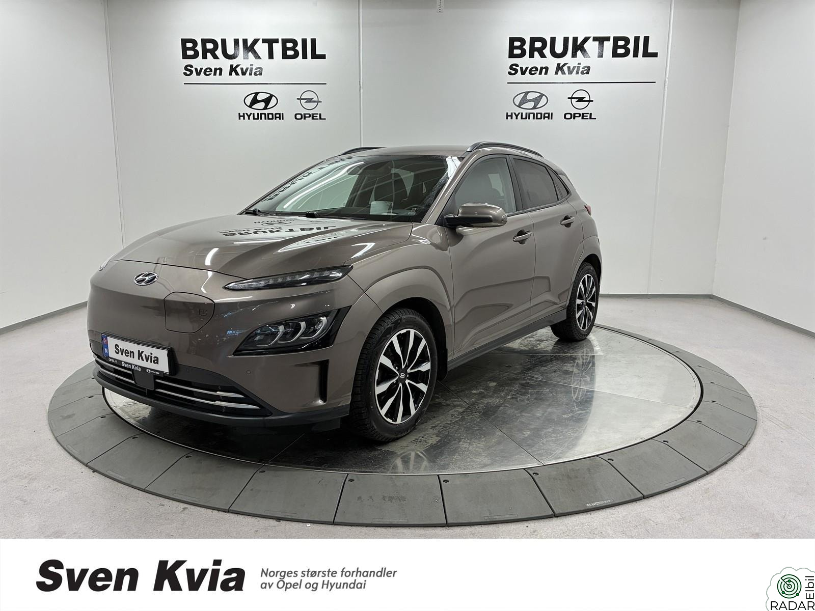 HYUNDAI Kona NORSK PREMIUM M/SKINN LR 64KWH 204HK BLUELINK KAMERA NA