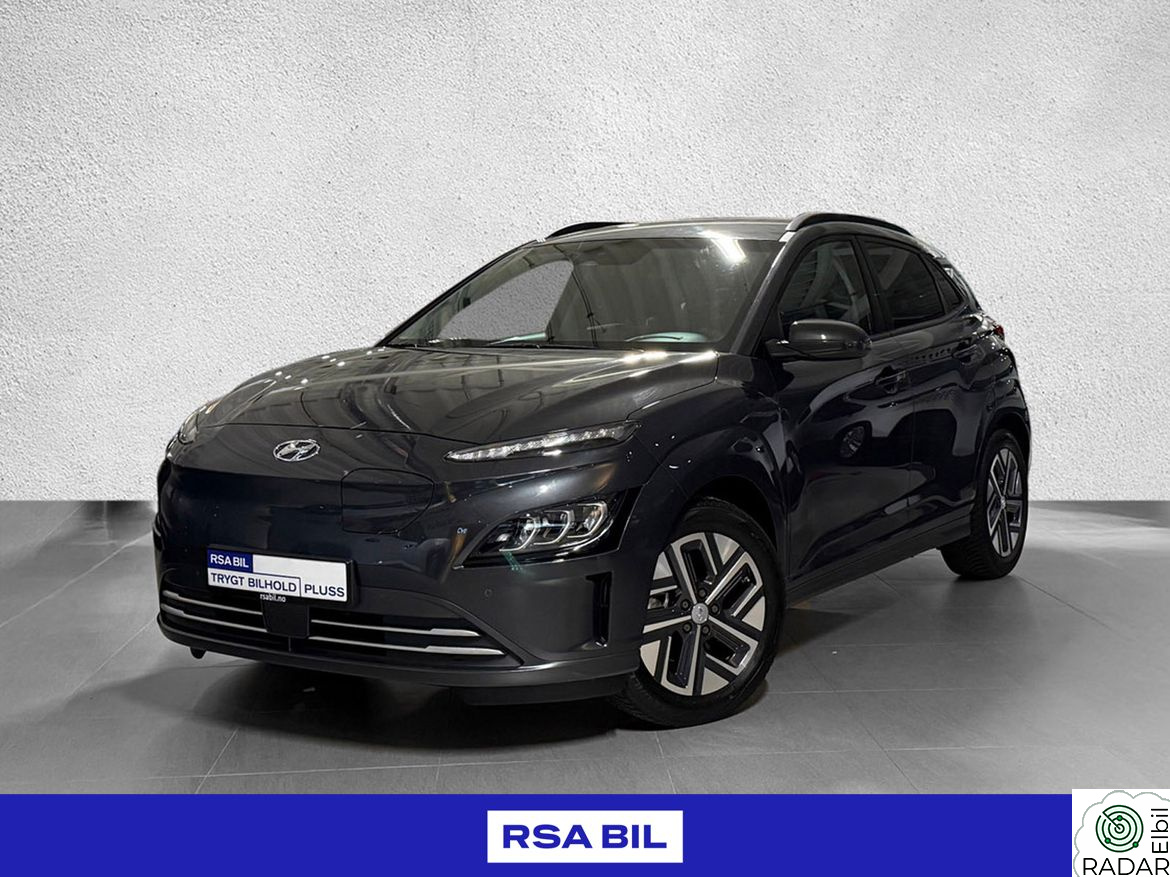 HYUNDAI Kona Premium 64 kWh, 484 km rekkevidde, 2 sett hjul!