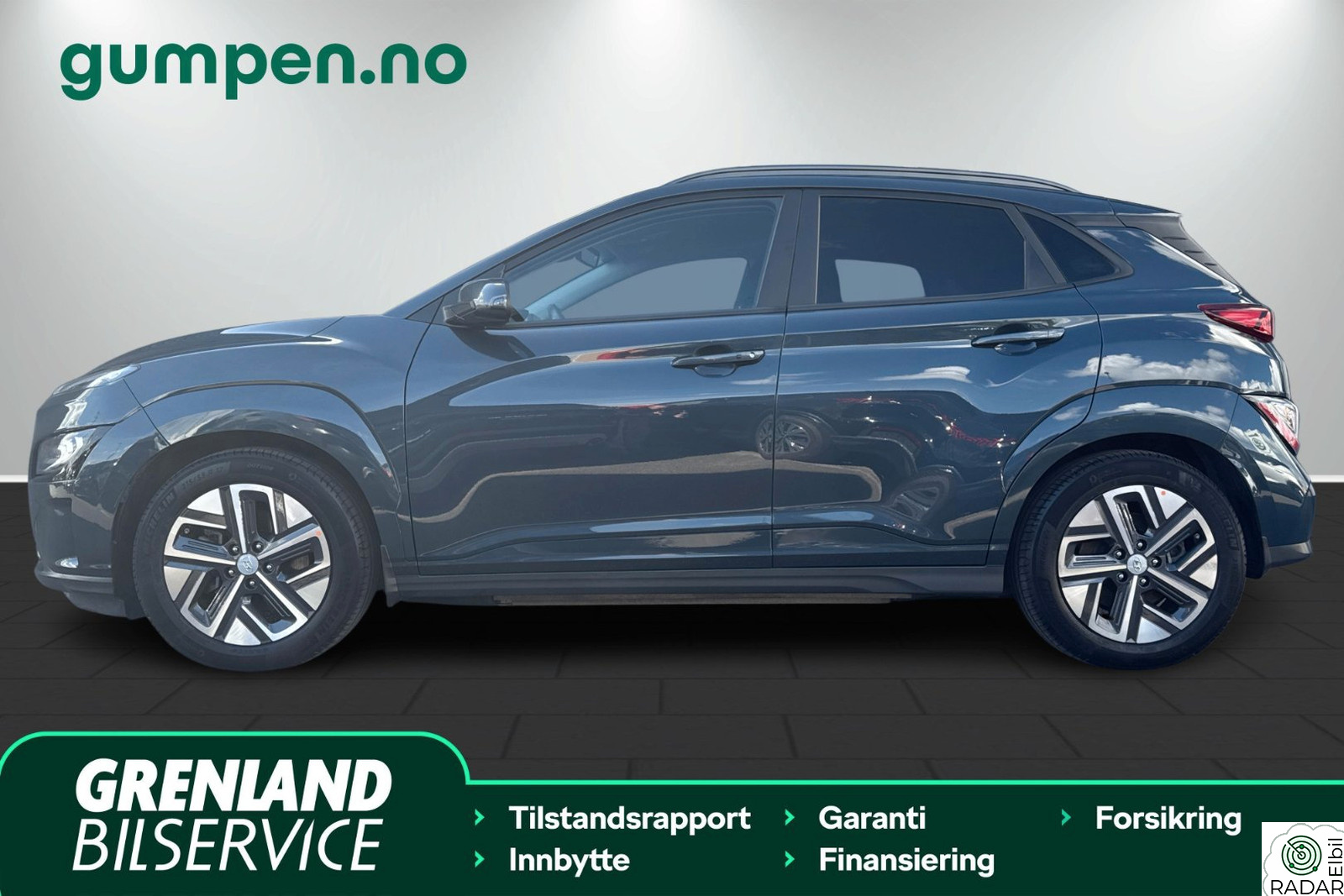 HYUNDAI Kona Life Long Range, El-sete, Ryggekamera