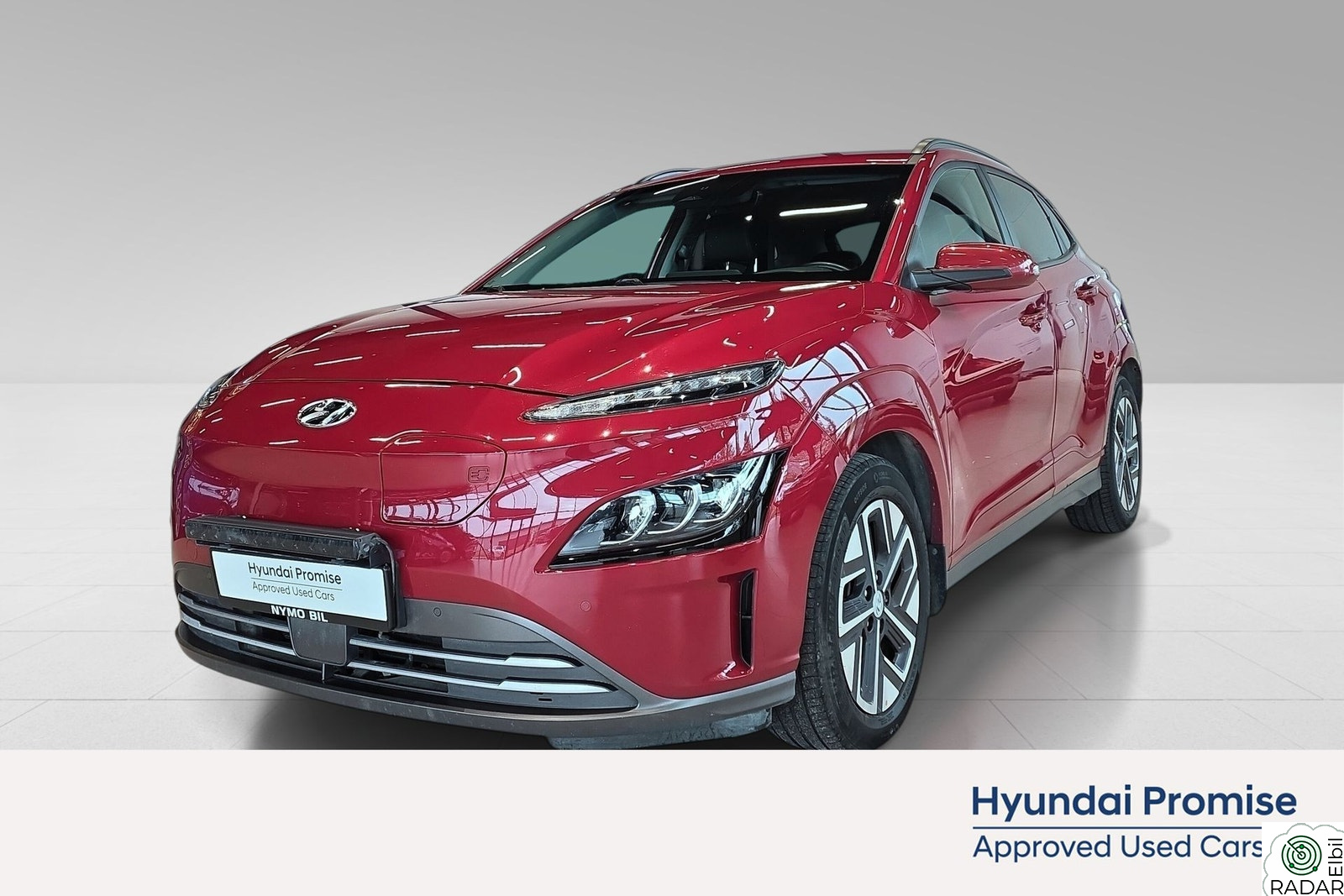 HYUNDAI Kona LR Premium 64kwh-Skinn,Ny service,Norsk bil,R.kamera
