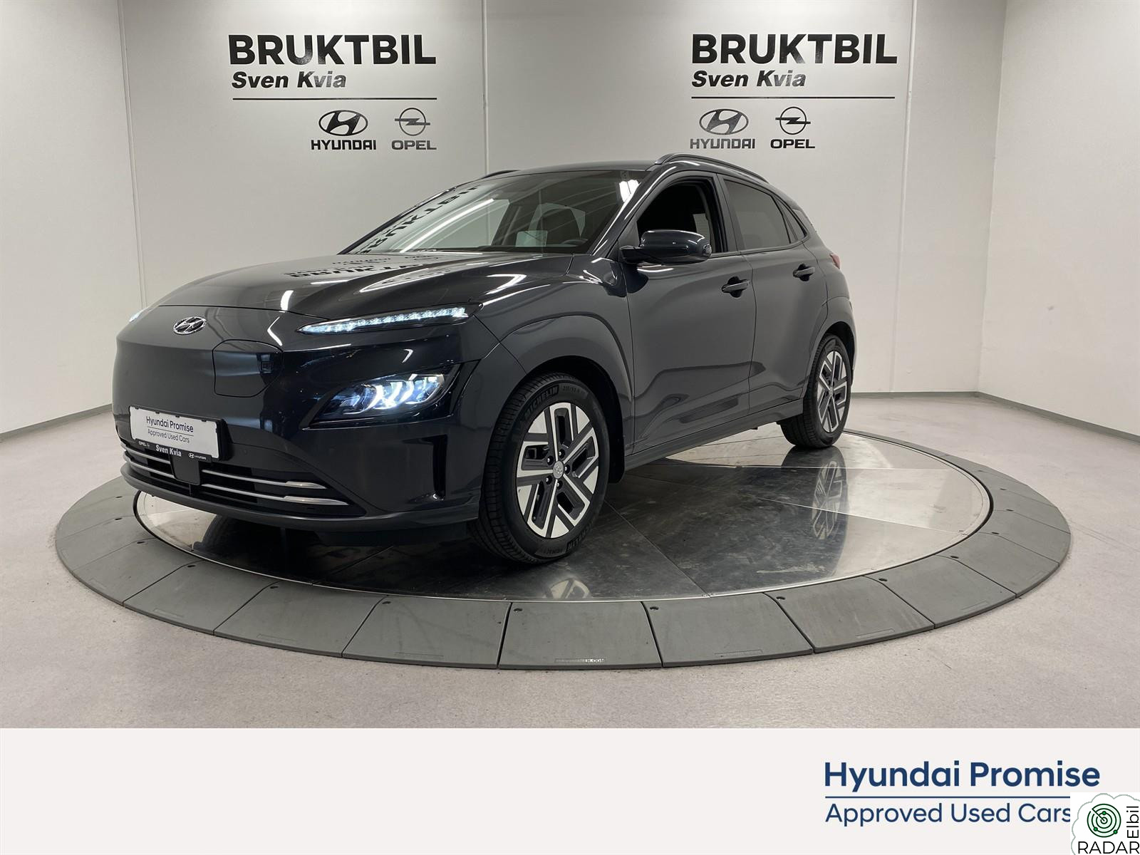 HYUNDAI Kona NORSK PREMIUM LR 64KWT ACC HUD CARPLAY KAMERA