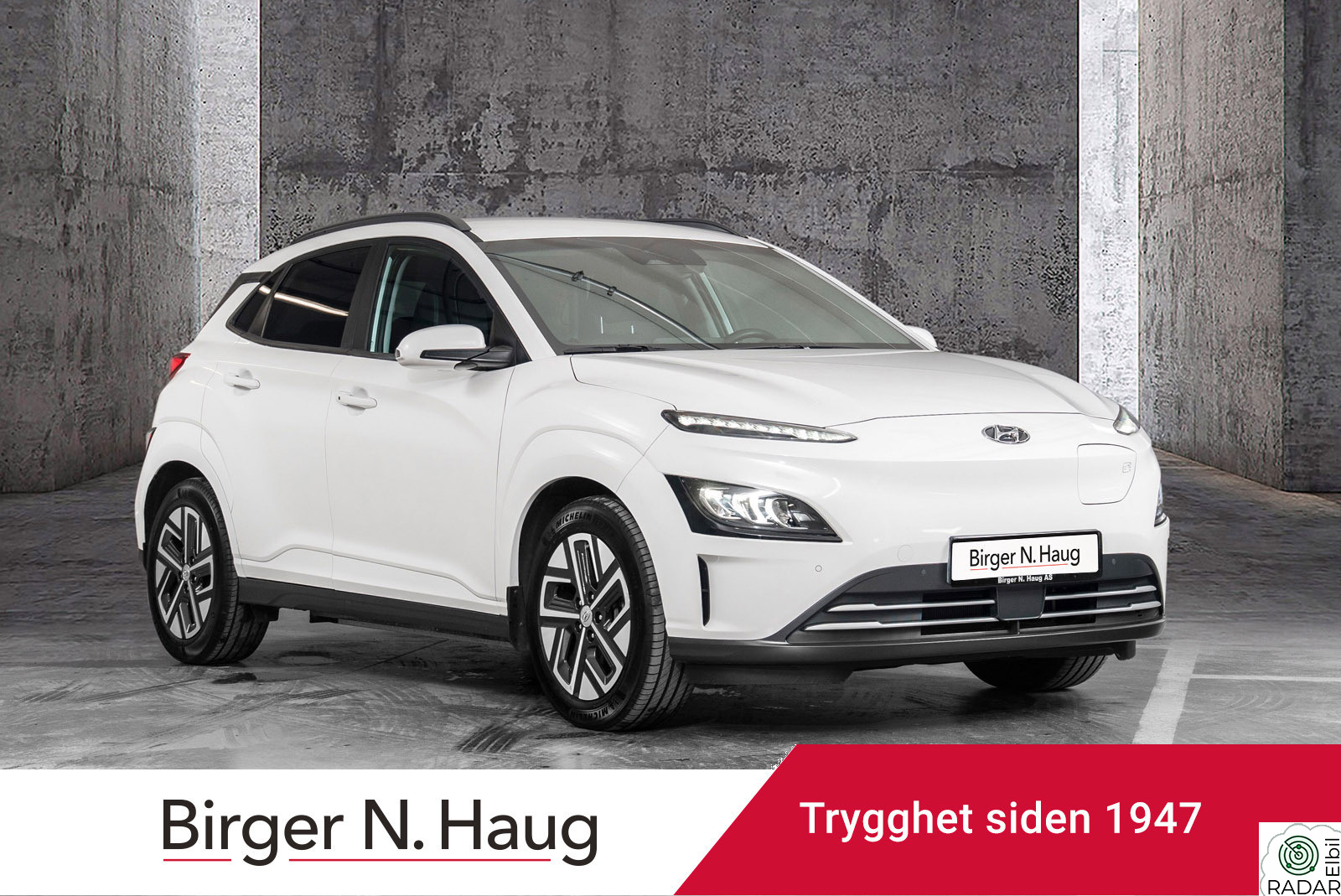 HYUNDAI Kona Premium LR -REKKEVIDDE 484KM (WLTP)-NYLIG HATT SERVICE-
