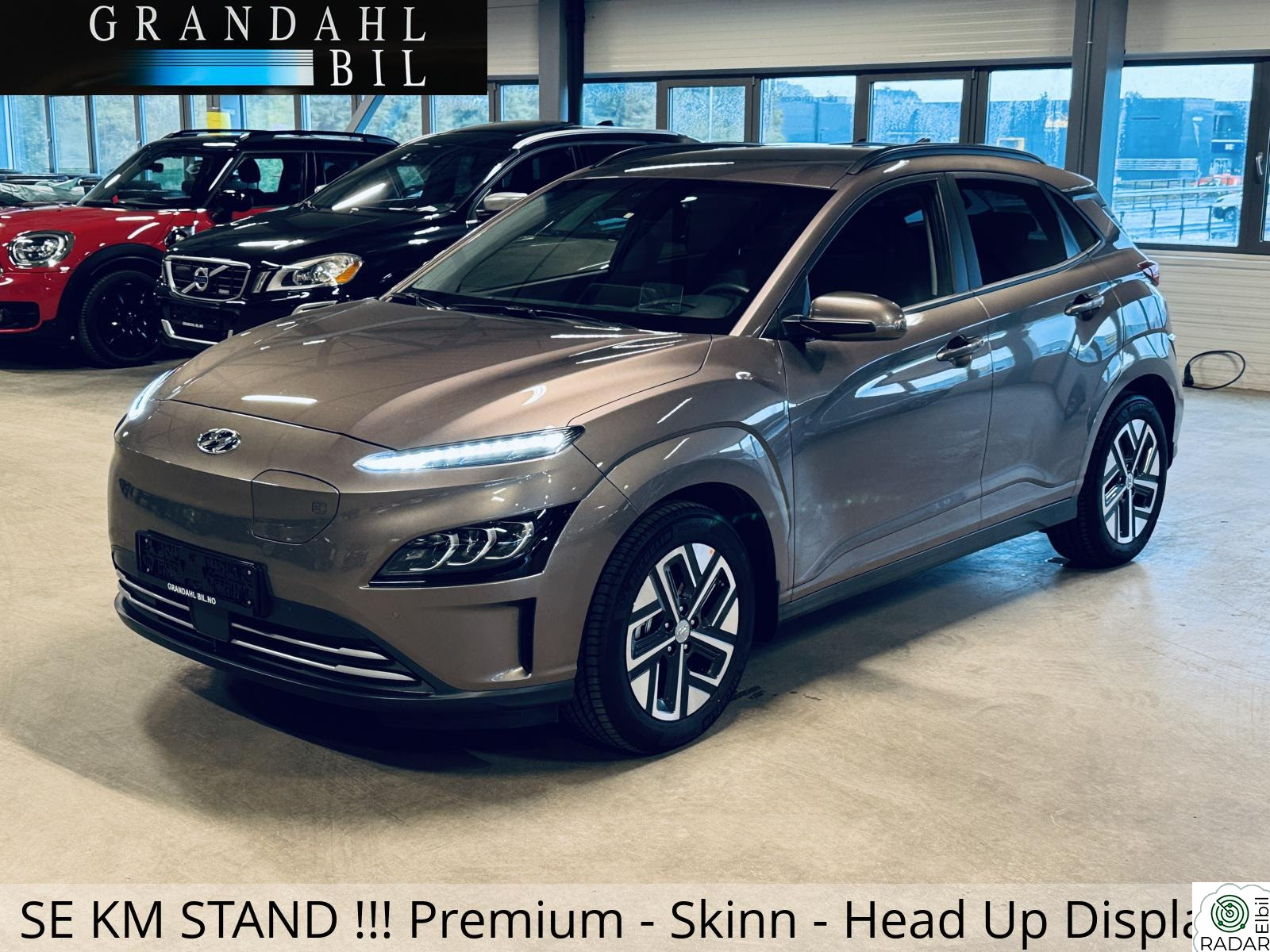 HYUNDAI Kona EV - 204 HK - 64 Kwh - SKINN - Premium - App styring