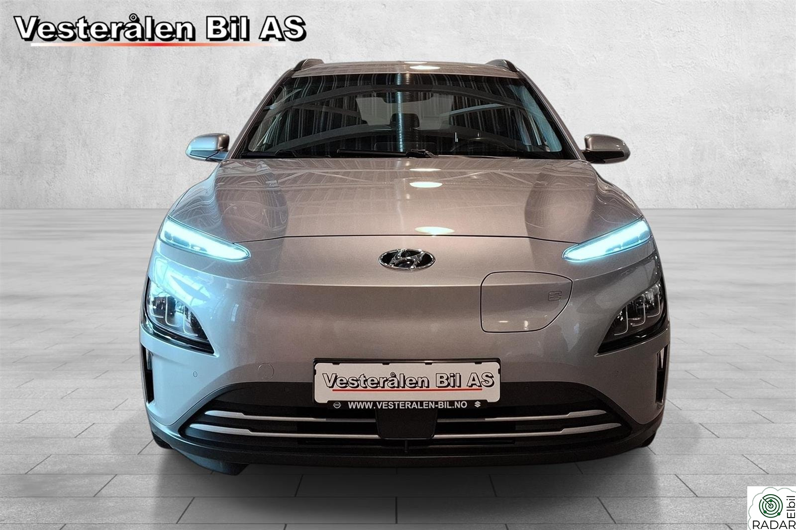 HYUNDAI Kona 64kwh, LR, Premium, Skinn-seter med Varme+Kjøing++