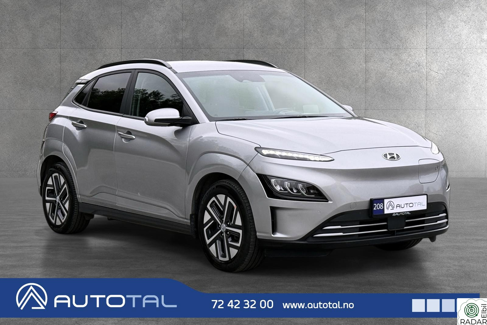 HYUNDAI Kona 204hk | LR | 484km | ACC | Kamera | HUD | Rattvarme