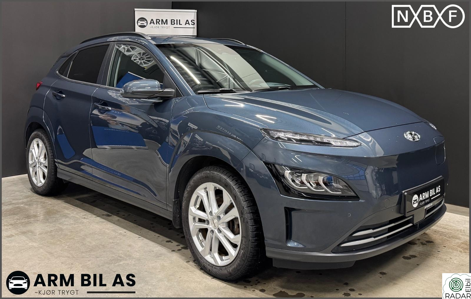 HYUNDAI Kona LR, Premium, 484km, ACC, rattvarme, r.kam, HUD, Krell++