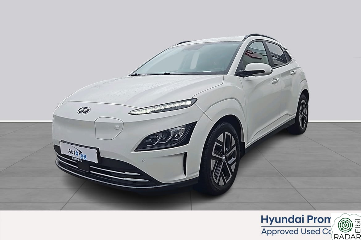 HYUNDAI Kona Premium. LR 484 KM. Krell, Skinn, vent.seter+++