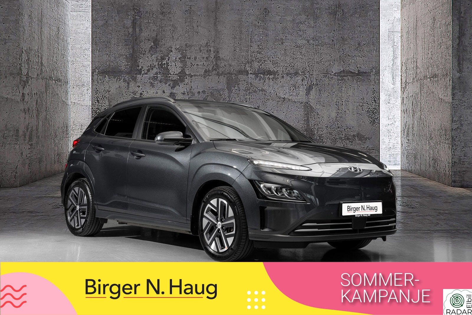 HYUNDAI Kona Premium LR 484KM REKKEVIDDE/SKINN/1 ÅR UTVIDET GARANTI!