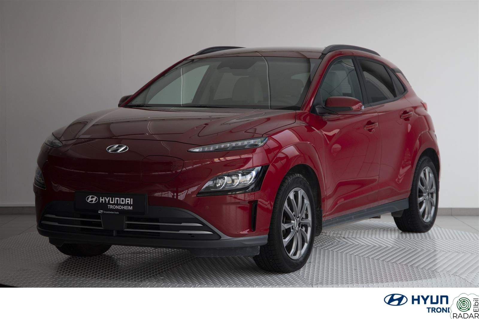 HYUNDAI Kona Long Range Premium m/skinn ACC|App|R-kam|Carplay|Skinn|