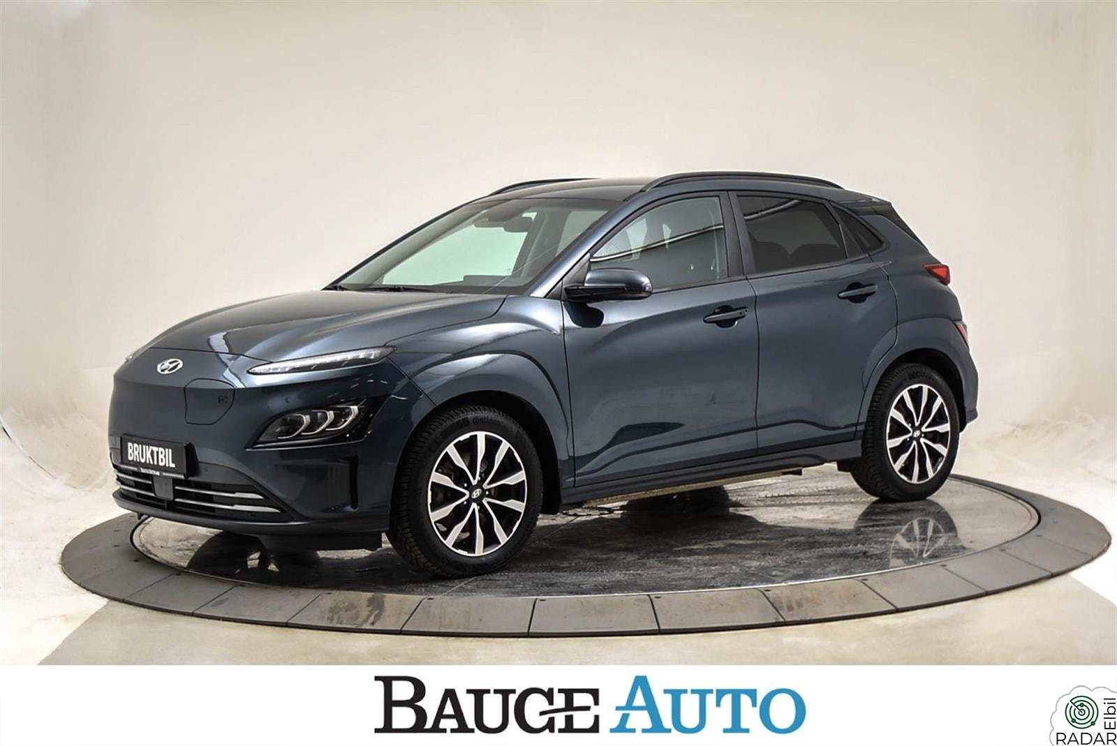 HYUNDAI Kona Premium Skinn/HUD/Ad.Cruise/Kamera/Nylig service+