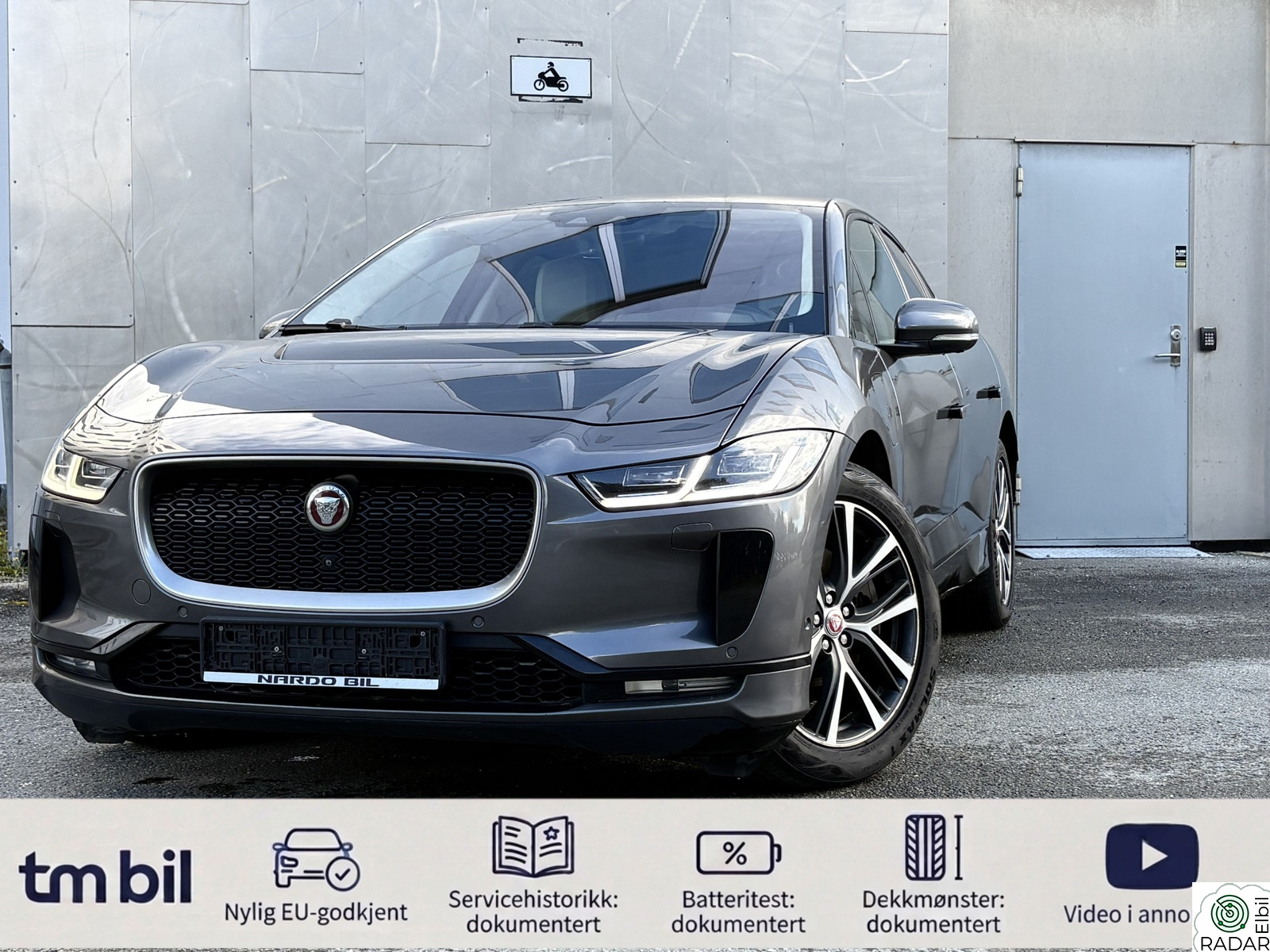 JAGUAR I-PACE 400hk AWD HSE Krok 4-Soner klima Ny service EU 2028