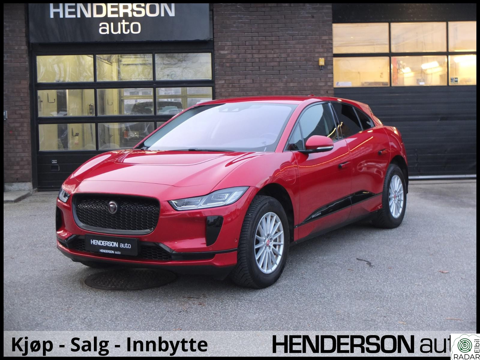 JAGUAR I-PACE 400hk S Blackpack/Skinn/Ad.Cruise/Meridian/EL.luke/Krok
