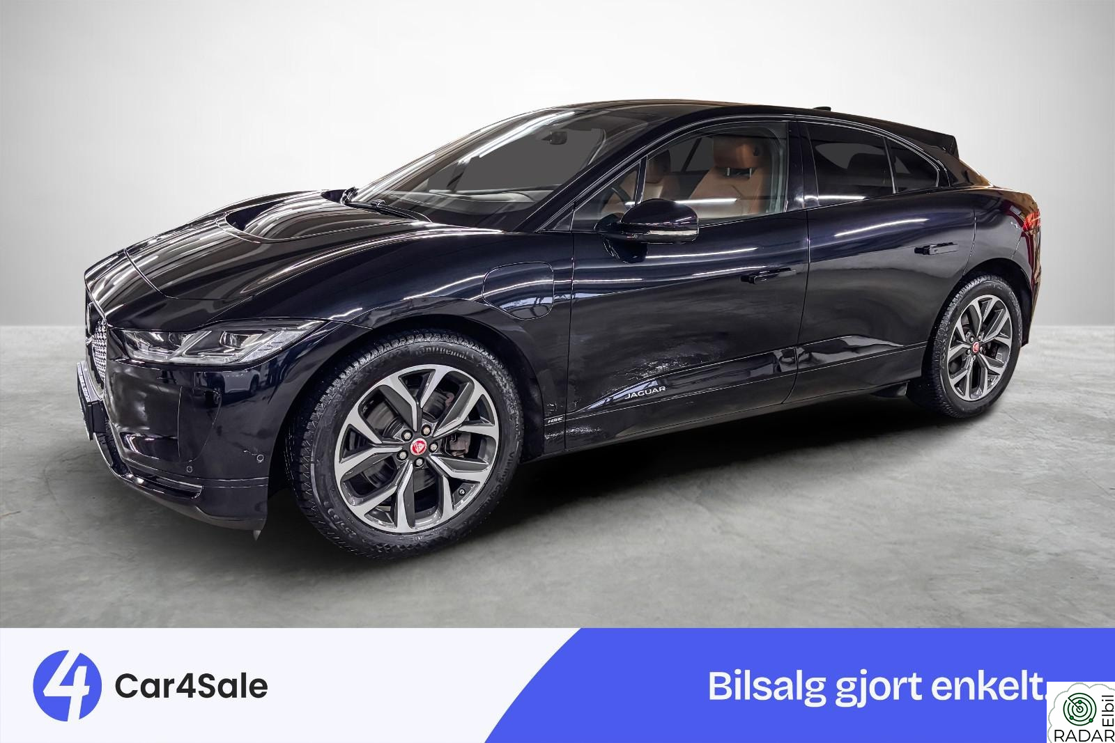 JAGUAR I-PACE EV400 AWD HSE Black / Matrix / Skinn / Luft / HUD/ 360