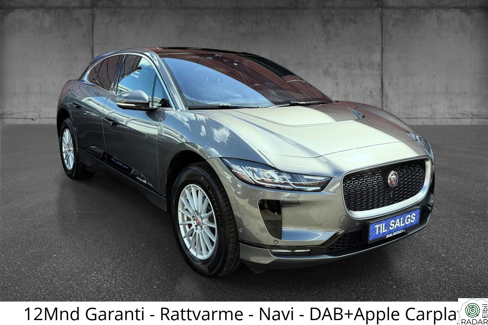 JAGUAR I-PACE EV400 -S.Seter-Skinn-Pano-Meridian-360Kam-ACC