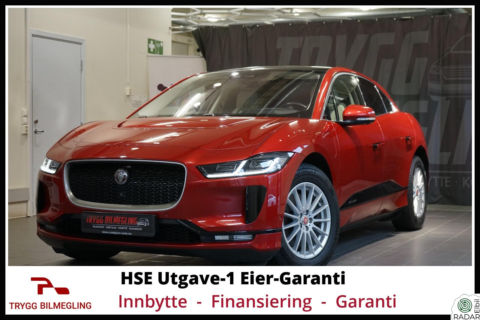 JAGUAR I-PACE EV400 AWD UTGAVE-HSE UTGAVE*1 EIER*SE KM*SE UTSTYR+++++