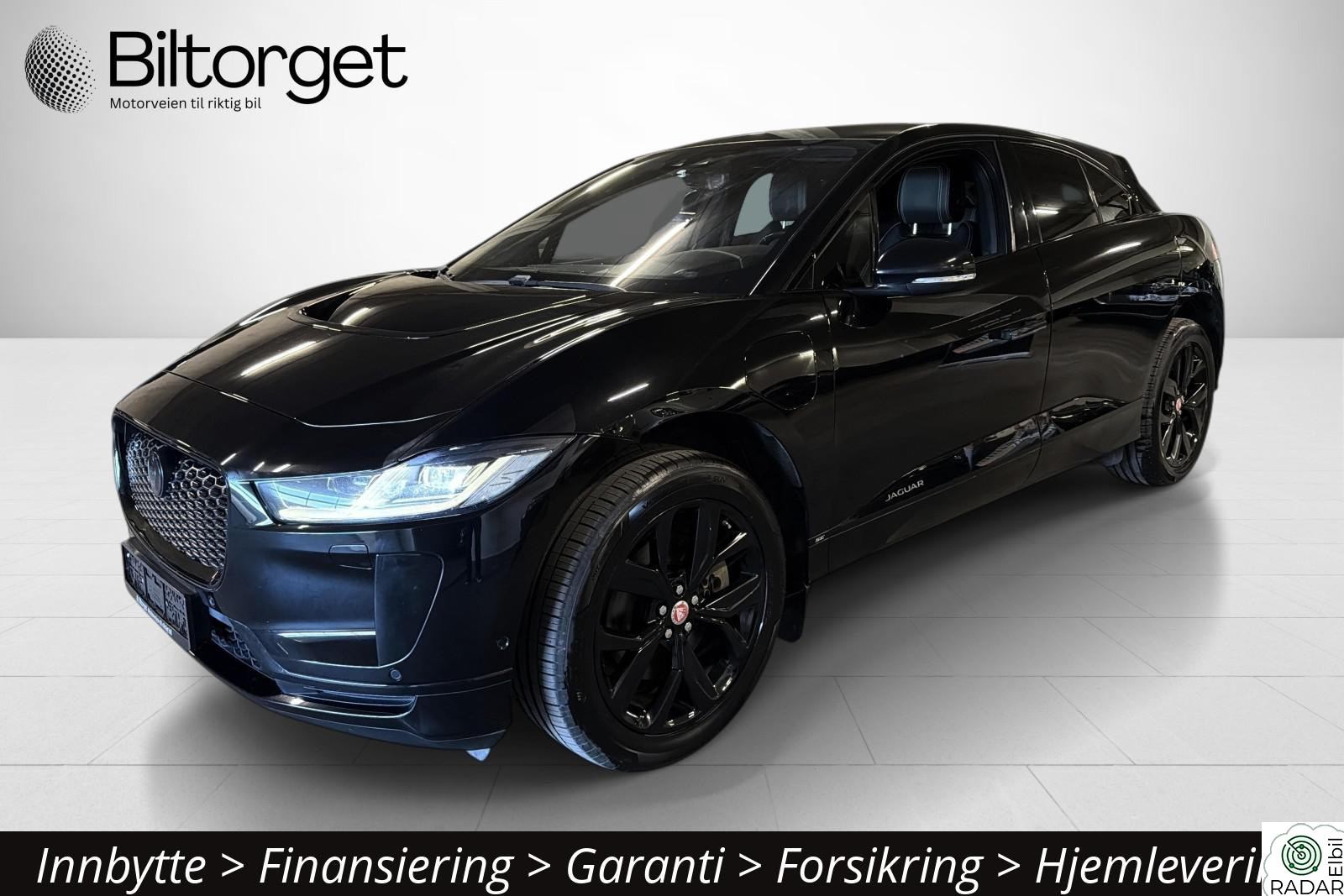 JAGUAR I-PACE EV400 All-Black Meridian Pano Skinn ACC Navi 20" EU27++
