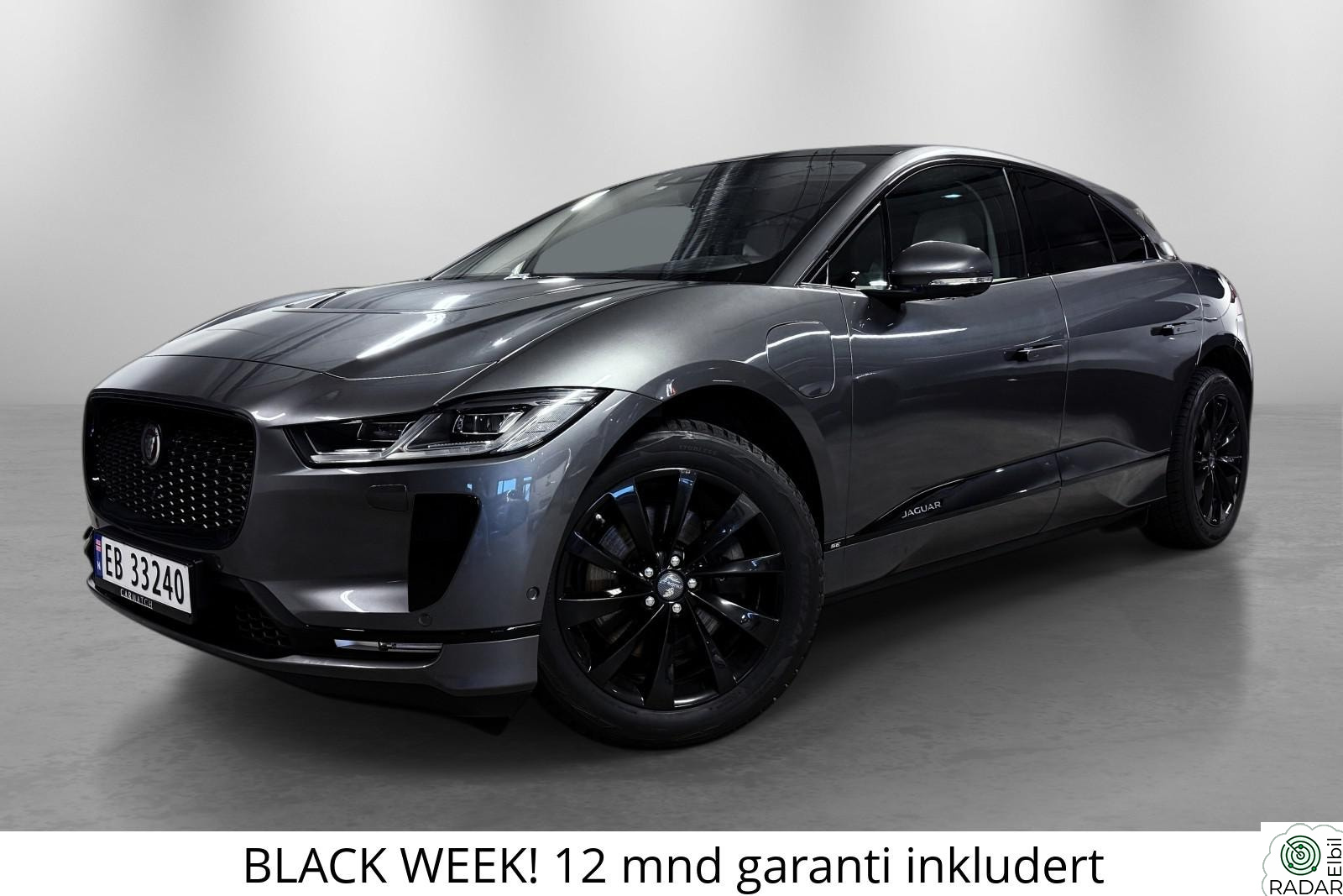 JAGUAR I-PACE EV400 AWD ACC Luftfjæring Pano 360Kamera V.Ratt Lavkm++