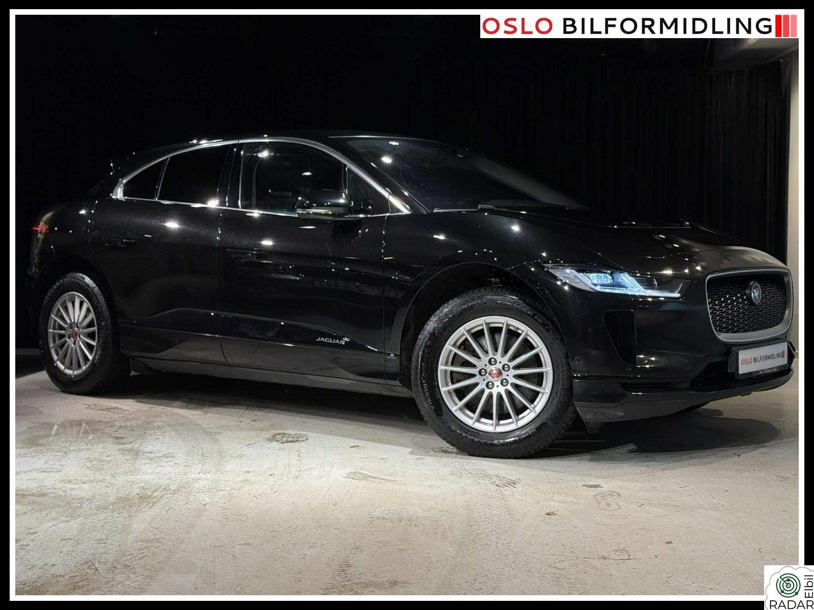 JAGUAR I-PACE EV400 AWD/MERIDIAN/SE UTSTYR/HELSKINN/GARANTI 12MND