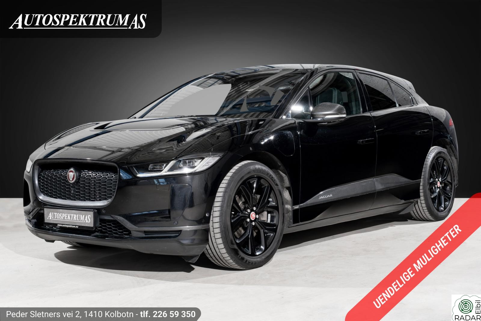 JAGUAR I-PACE 400 HSE Karbon-pakke/Norsk/Navi/H.feste/TOPPUTSTYRT!!