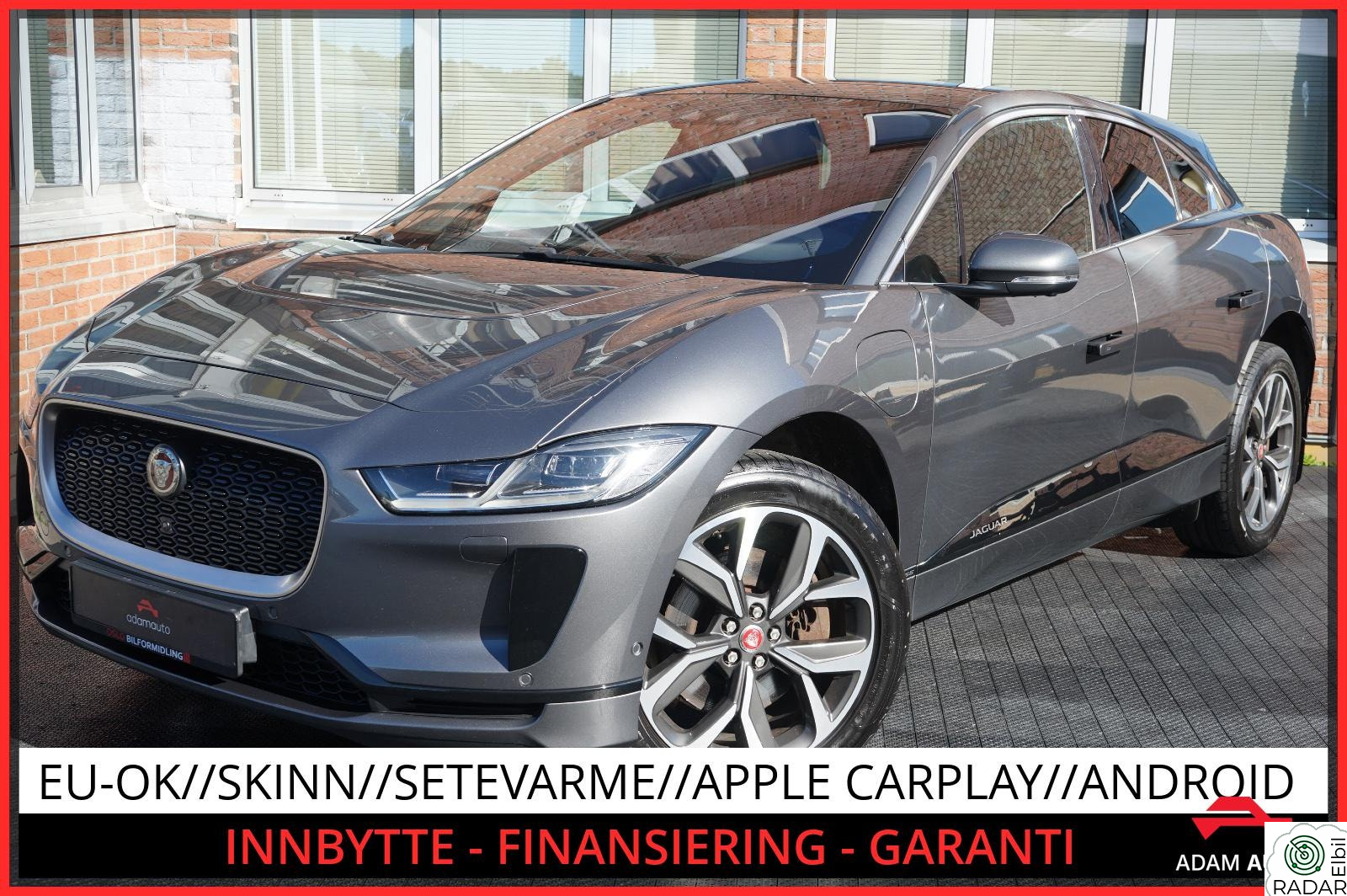 JAGUAR I-PACE 400HK//HEAD UP//KEYLESS//R.KAM//ACC//RATTVARME//++