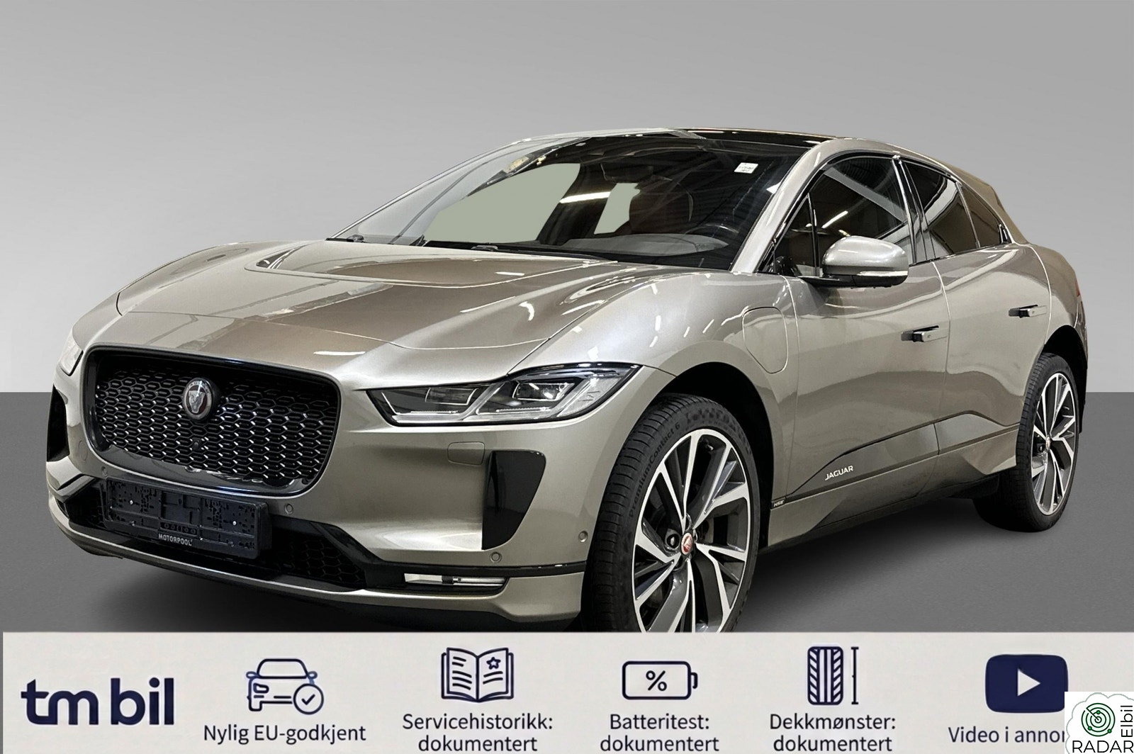 JAGUAR I-PACE 400hk AWD HSE 1 eier 22" Ny service