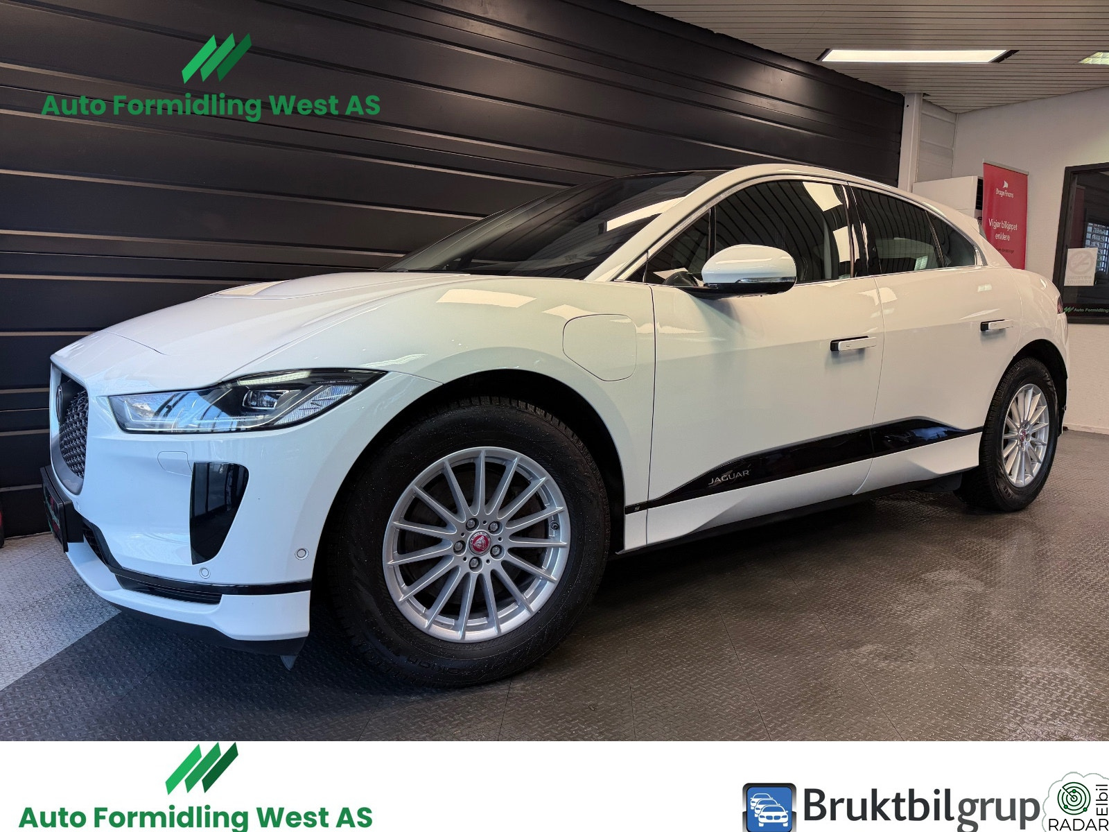 JAGUAR I-PACE 400 AWD ACC Panorama Meridian 360 kamera Garanti Norsk