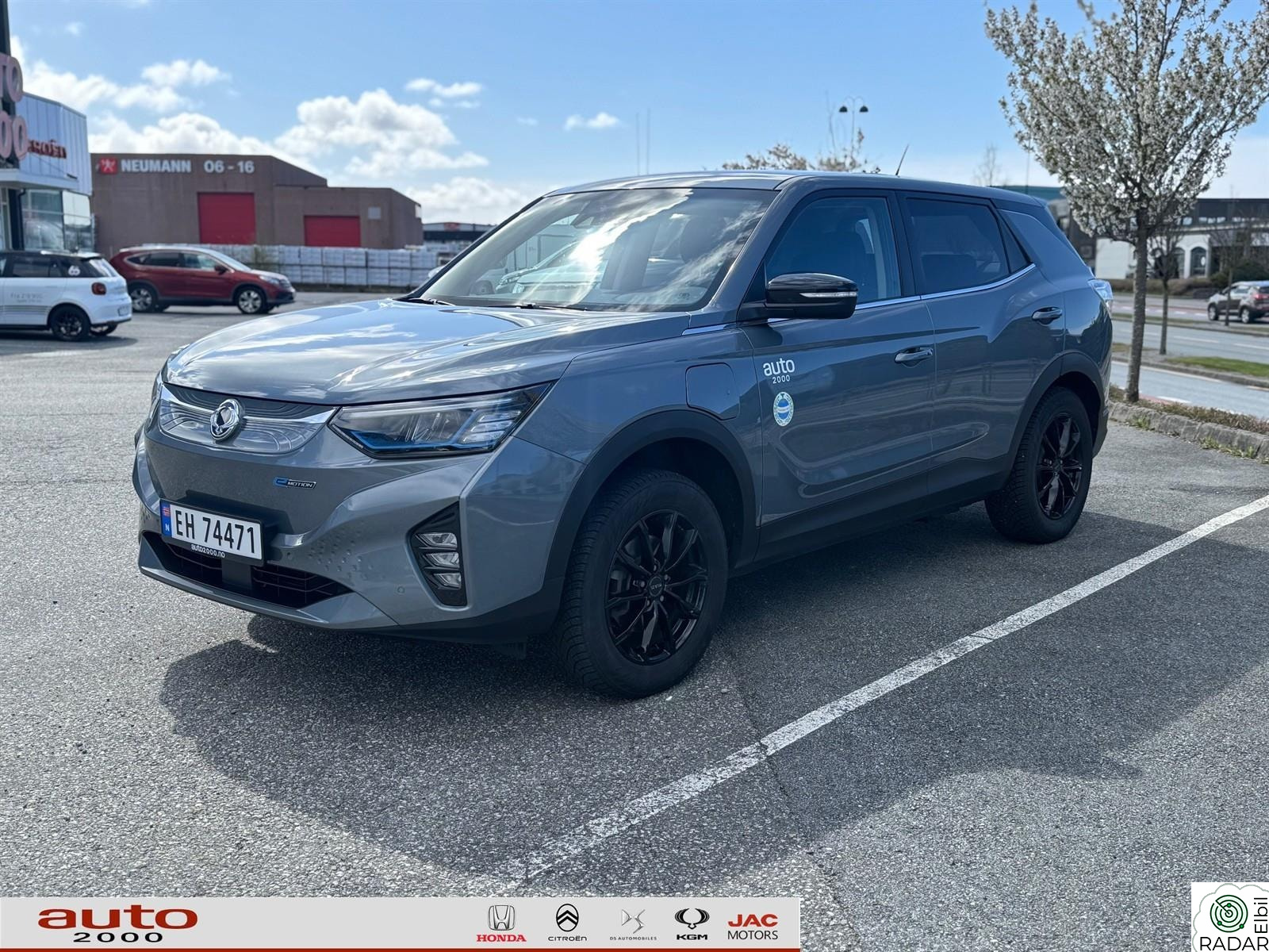 SSANGYONG KORANDO e-Motion Black Line HENGERFESTE 1500KG Hengervekt, 100% ELEKTRIS