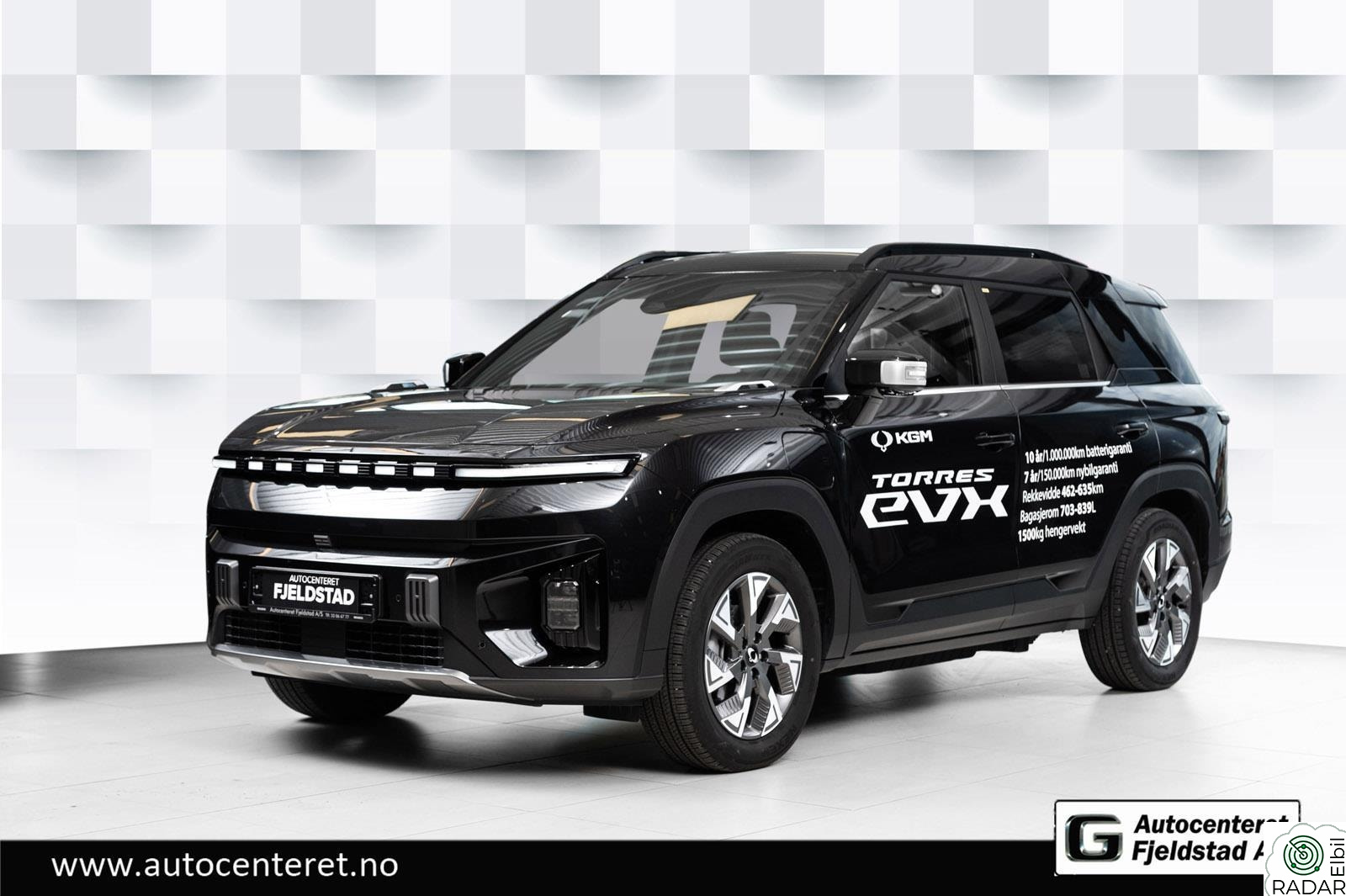 KG MOBILITY TORRES EVX Premium Demobil med vinterhjul