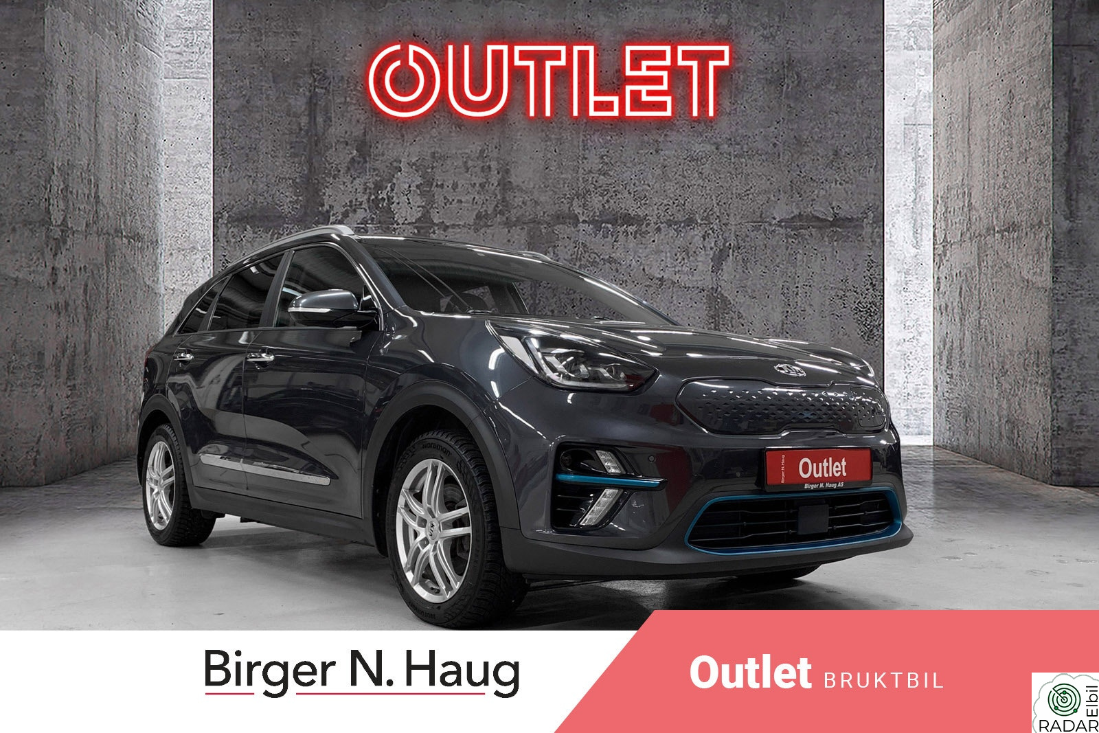 KIA NIRO First Edition OUTLET/SKINN/KAMERA/CCS/ADAPTIV/HISTORIKK