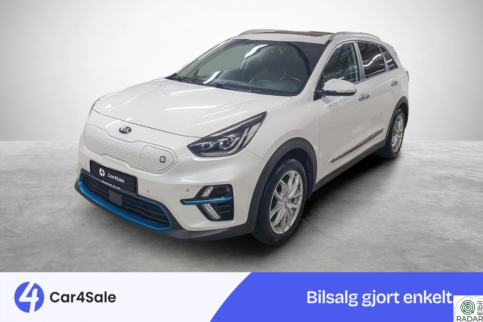 KIA NIRO 64kwh Exclusive / 7-år garanti / Soltak / Skinn / Norsk