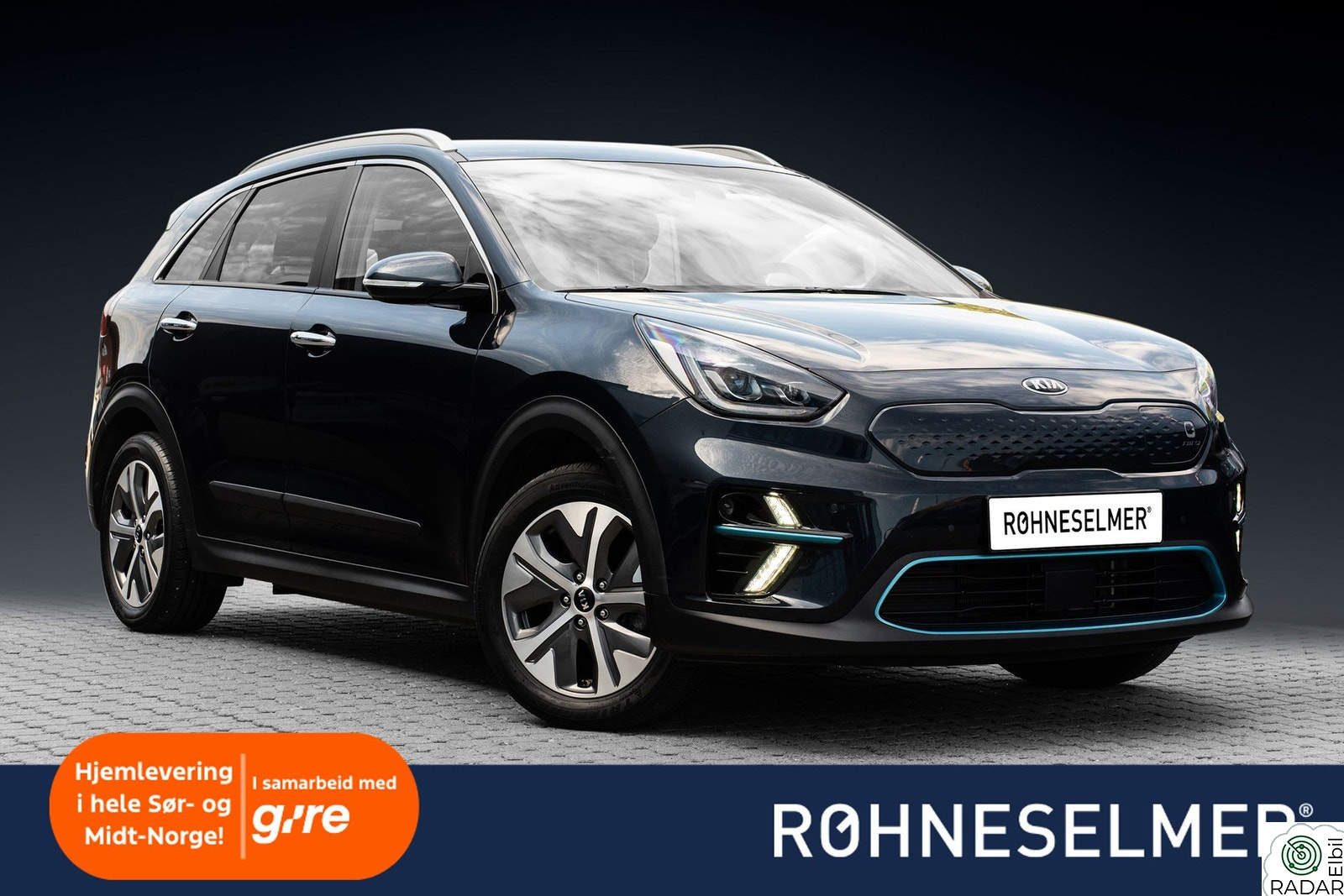 KIA NIRO Active|64KWH|R.kam|JBL|Del-skinn|ACC|Garanti|Innbytte!