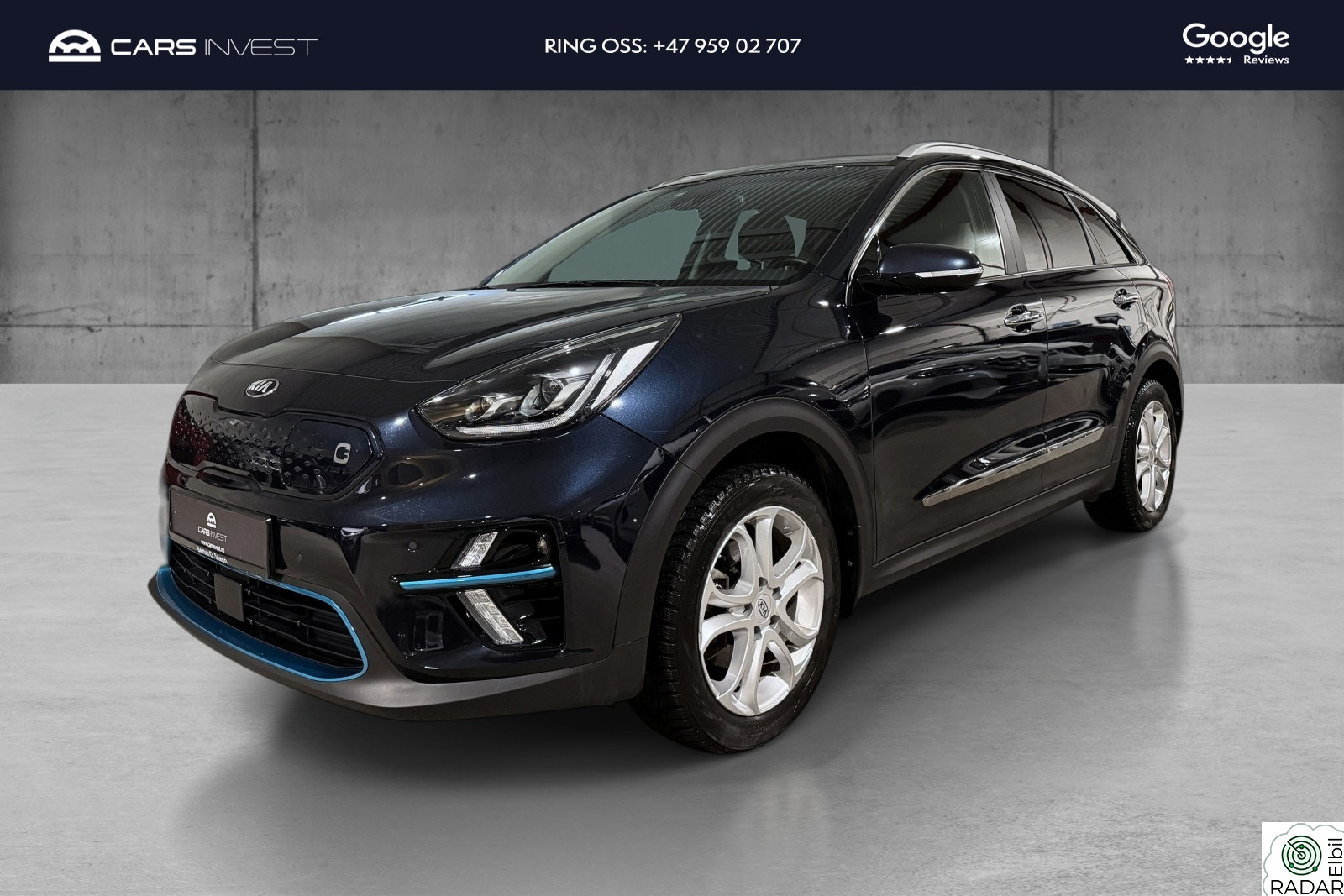 KIA NIRO Premium 64kwh Skinn|JBL Stereo|Carplay|Acc