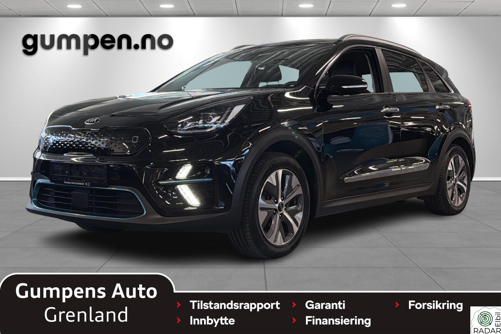 KIA NIRO 64kwh, Exclusive, WLTP 455km, 7Års Garanti, Skinn, JBL
