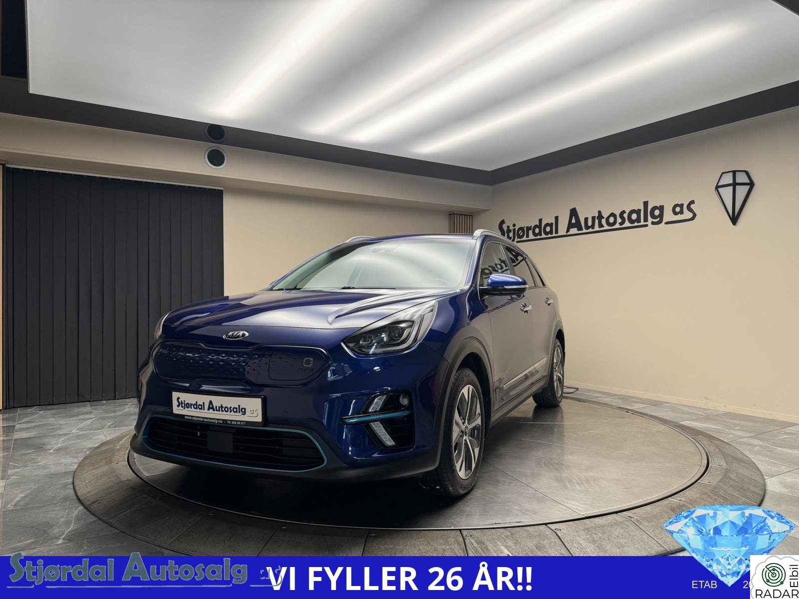 KIA NIRO 64KWh/Exclusive/Luke/JBL/Skinn/Clima/ACC/Navi/1 eier